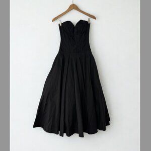 Ms. Rosier Black Strepless Cocktail Dress